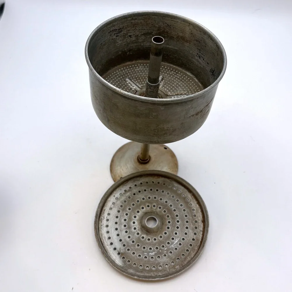 Vtg Wear-Ever No 3008 Aluminum Coffee Percolator 8 Cup MCM Retro Campfire USA